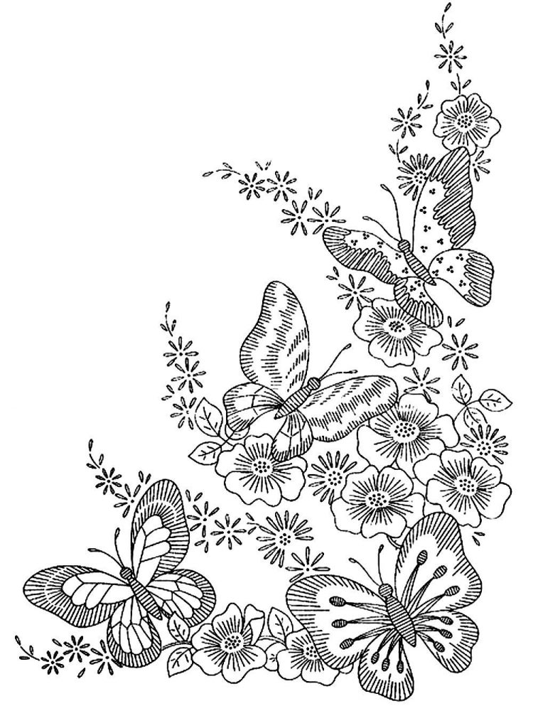 750x1024 Coloring Pages For Adults Difficult Flower