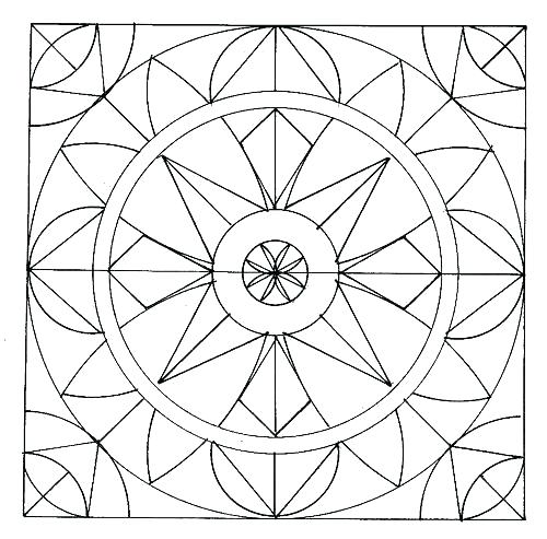 Geometric Colouring Geometric Coloring Pages Complex Geometric 500x493 Geometric Colouring Geometric Coloring Pages Complex Geometric