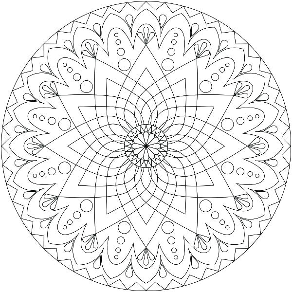 Complex Mandala Coloring Pages Complex Mandala Colouring Pages 600x600 Complex Mandala Coloring Pages Complex Mandala Colouring Pages