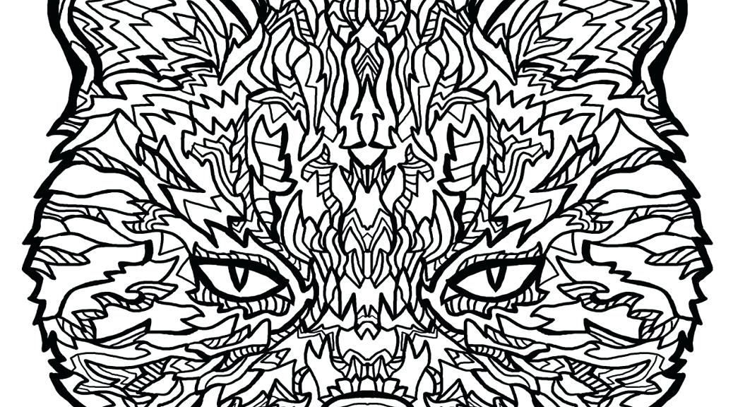 1038x576 Complicated Coloring Pages For Adults Best Coloring Pages Cats