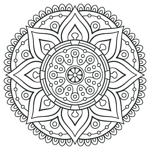 500x500 Coloring Pages Adults Ideal Free Coloring Pages Adults Fee Mandala
