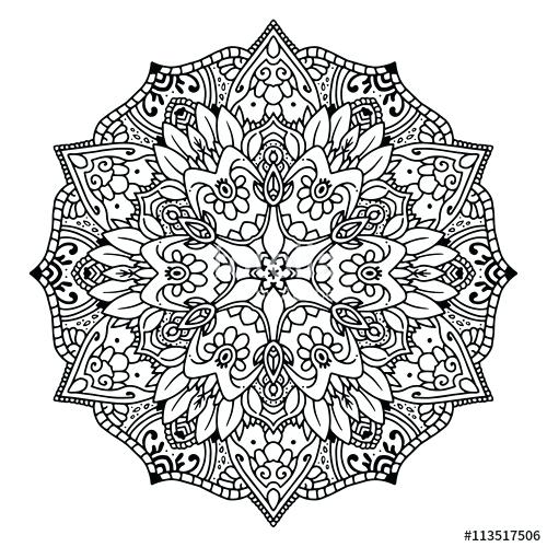 500x500 Detailed Mandala Coloring Pages Inspirational Intricate Mandala