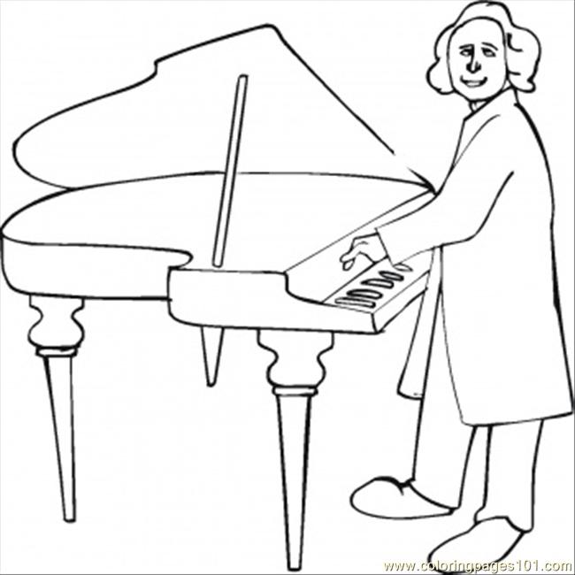 650x650 Great Composer Coloring Page