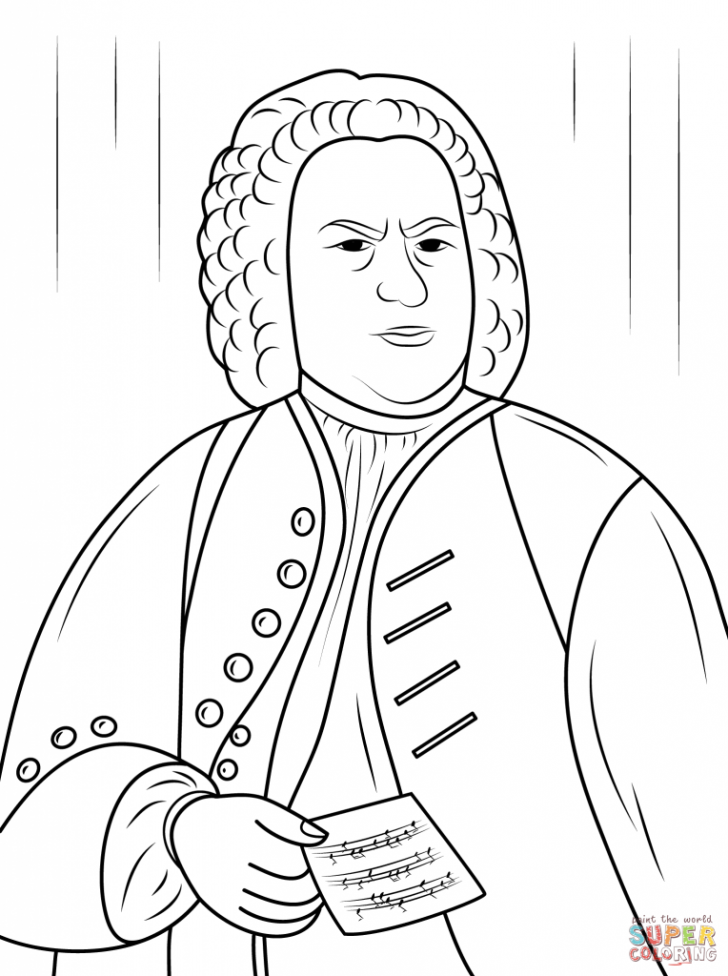 728x976 Composer Coloring Pages