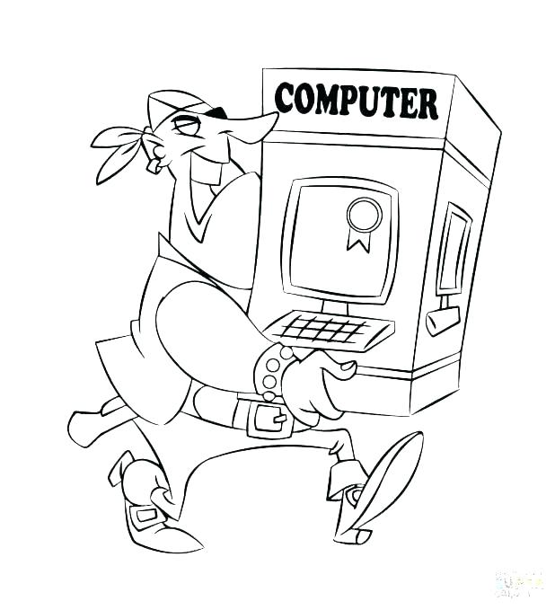 Computer Lab Coloring Pages at GetColorings.com | Free printable ...