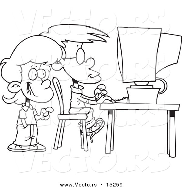 Computer Lab Coloring Pages at GetColorings.com | Free printable ...