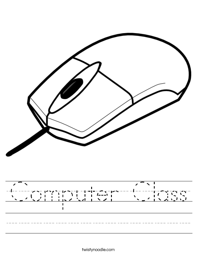 685x886 Computer Class Worksheet