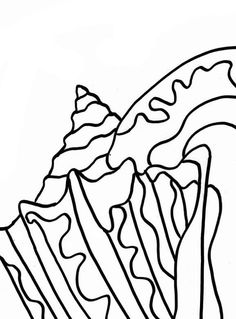 Sea Shell Coloring Page 236x319 Sea Shell Coloring Page