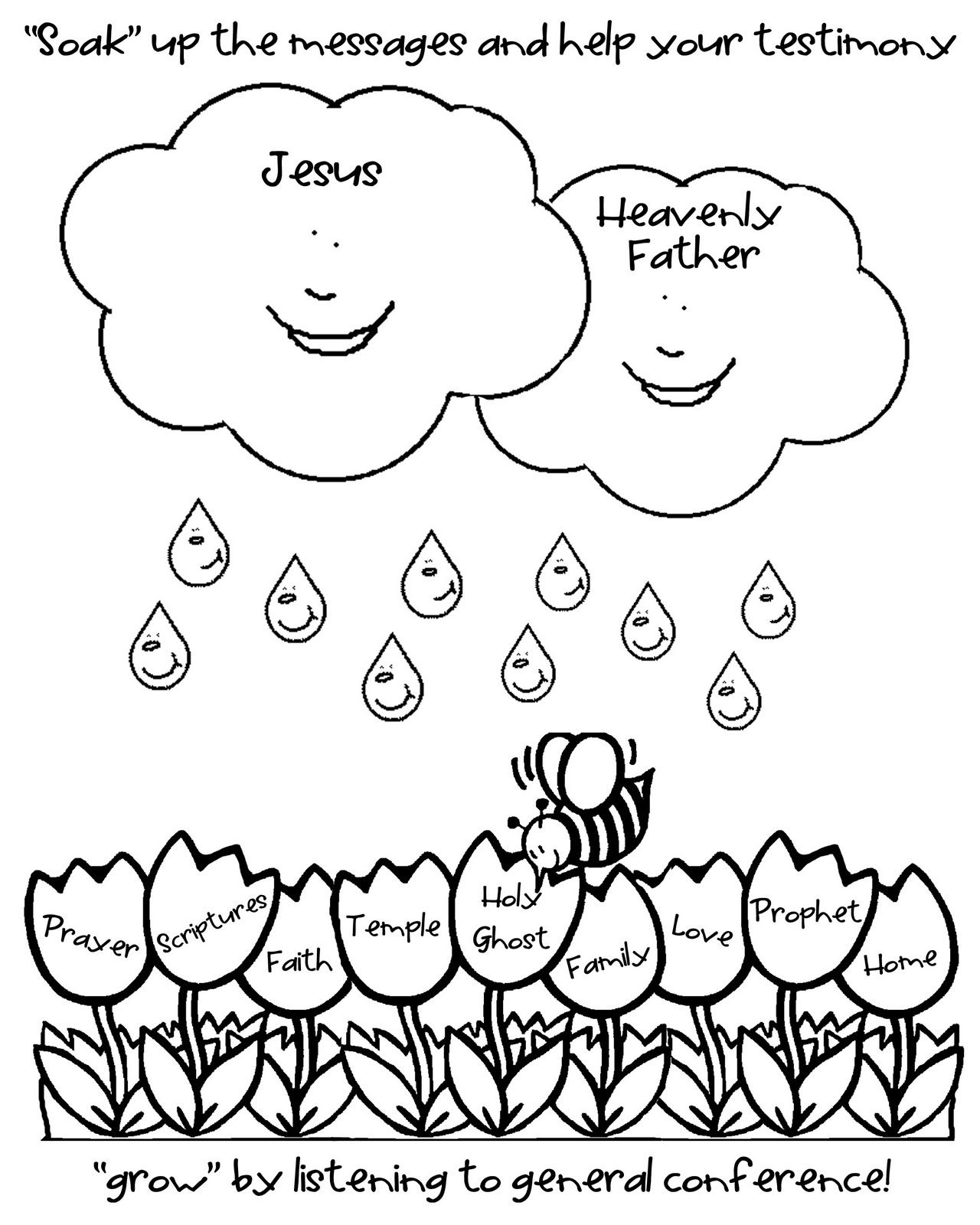 1280x1600 General Conference Coloring General Conference, Bees And Easter
