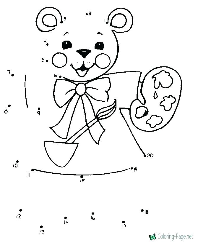 670x820 Halloween Coloring Pages Connect Dots