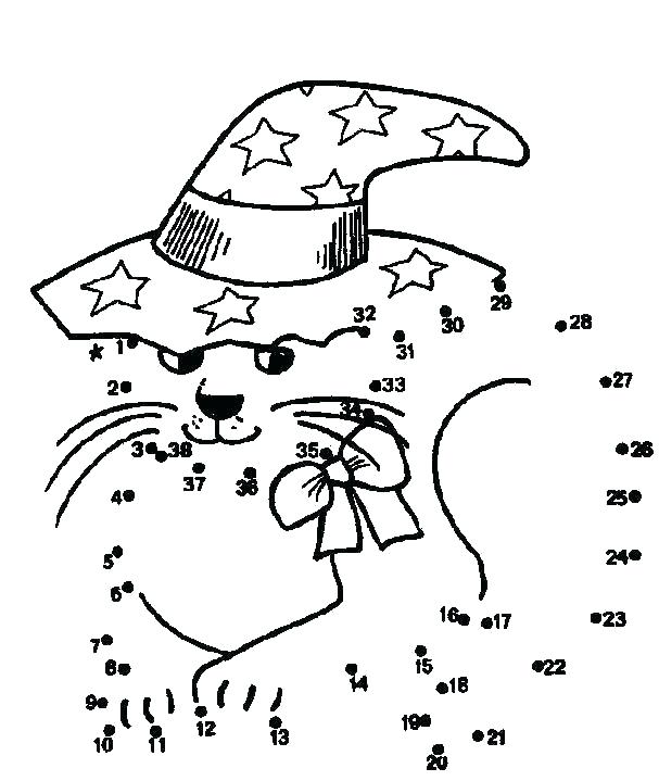 607x719 Connect The Dots Coloring Pages Dot Coloring Pages Together