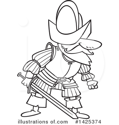 400x420 Conquistador Clipart