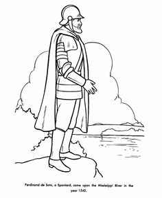 236x288 Juan Ponce De Leon Coloring Page Mystery Of History 3