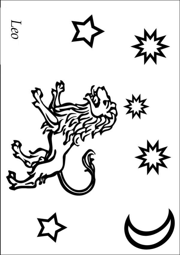 Leo Coloring Pages 601x850 Leo Coloring Pages