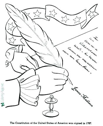 350x428 Constitution Day Coloring Pages Patriot Coloring Pages Patriotic