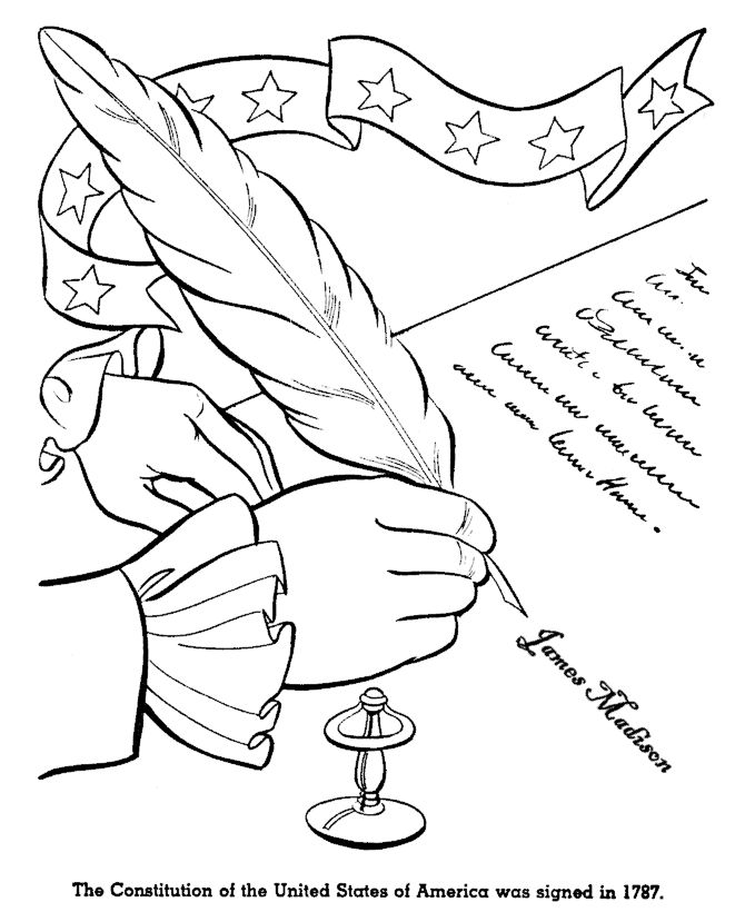 Constitution Day Coloring Pages