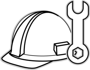 White Hard Hat Clip Art 297x231 White Hard Hat Clip Art