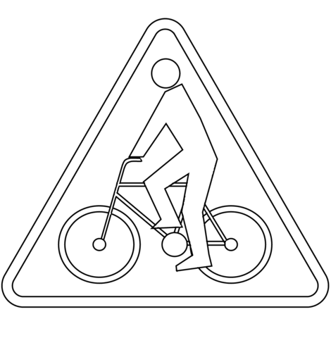 470x480 Print Cyclists A 24 Free Printable Also Download Coloring Page