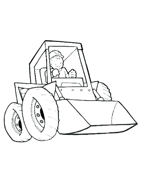 600x776 Construction Machine Coloring Pages Drawing Construction Truck