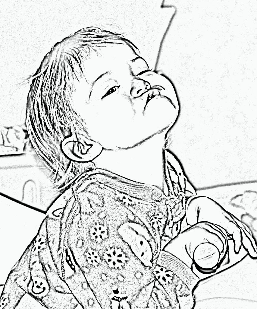 853x1024 Turn Picture Into Coloring Page Photoshop 4237 How To Make A Photo