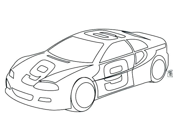 Convertible Car Coloring Pages at GetColorings.com | Free printable ...