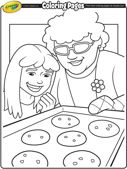 Color In Your Favorite Cookies With This Coloring Page! Free 420x560 Color In Your Favorite Cookies With This Coloring Page! Free