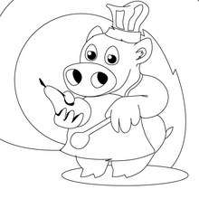 Roost Chicken Coloring Pages 220x220 Roost Chicken Coloring Pages