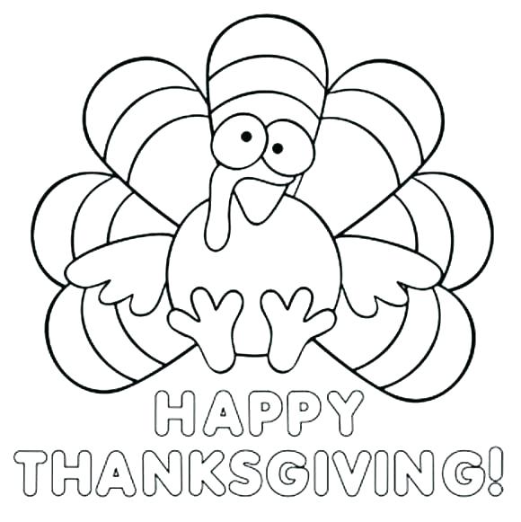 580x581 Coloring Page Of A Turkey Feather Coloring Pages Turkey Coloring