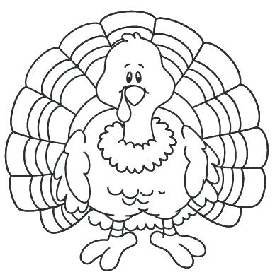388x392 Turkey Coloring Page Turkey Cooked Coloring Page Thanksgiving