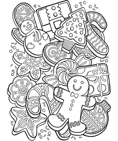 472x560 Cookies Coloring Pages 7