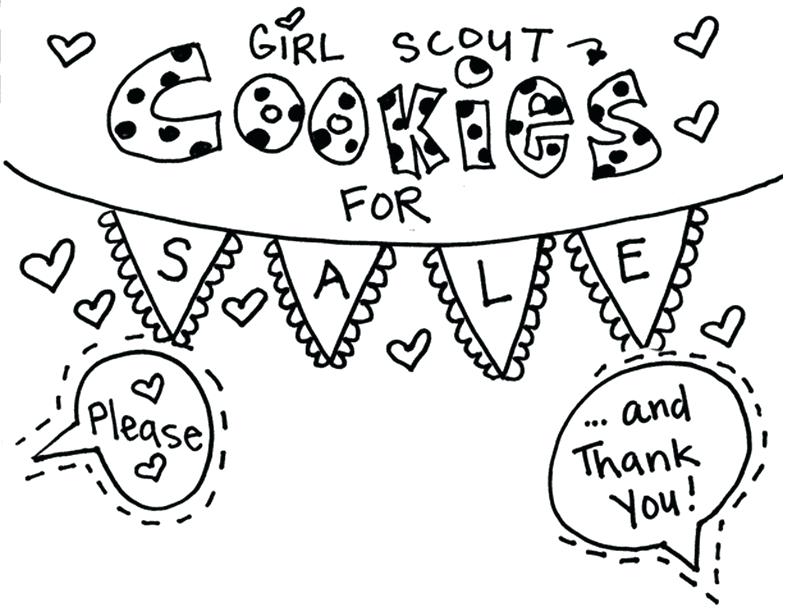 792x612 Printable Girl Scout Cookie Coloring Pages Girl Scout Cookie