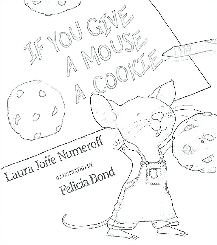 Printable If You Give A Mouse A Cookie Coloring Pages