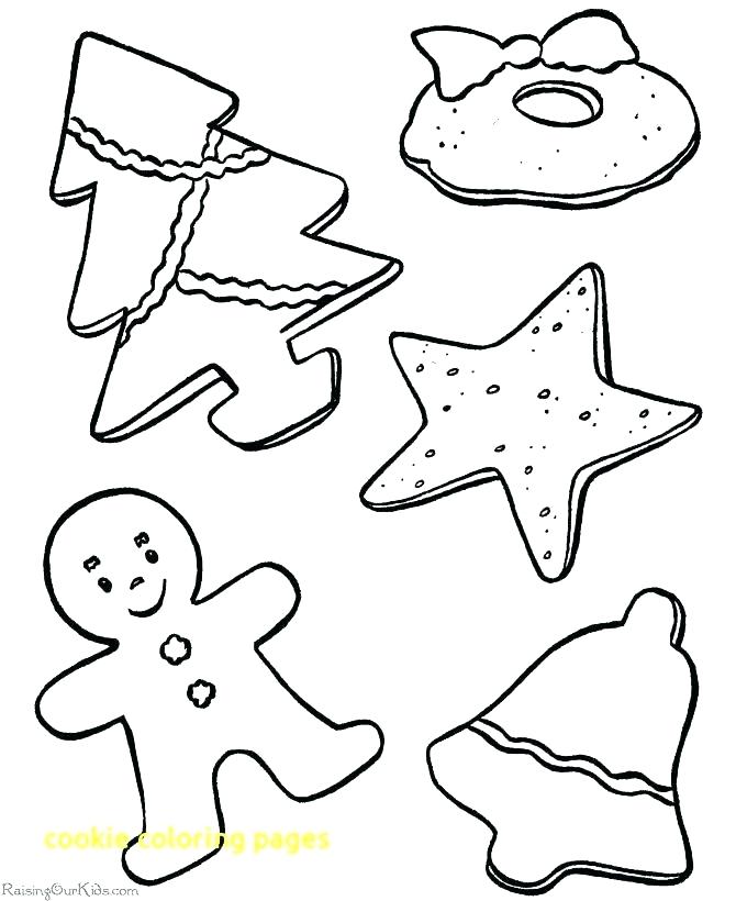 670x820 Cookie Coloring Sheets