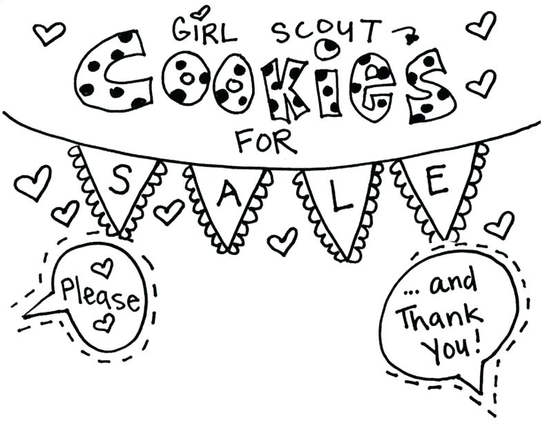 792x612 Coloring Pages For Girl Scouts Cookie Coloring Pages Packed