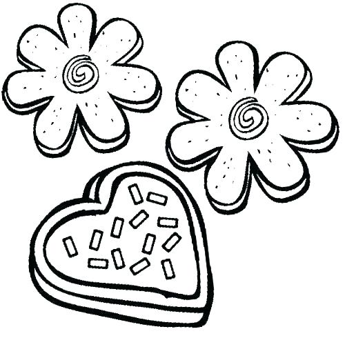 500x490 Cookie Coloring Pages Cookie Coloring Pages Cookie Coloring Page