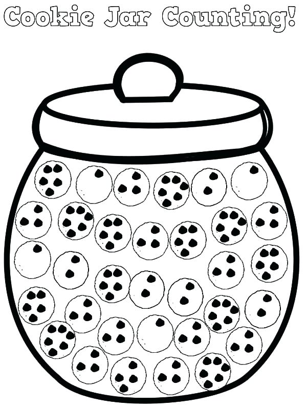 600x800 Cookie Coloring Pages Printable Cookie Jar Coloring Page Printable