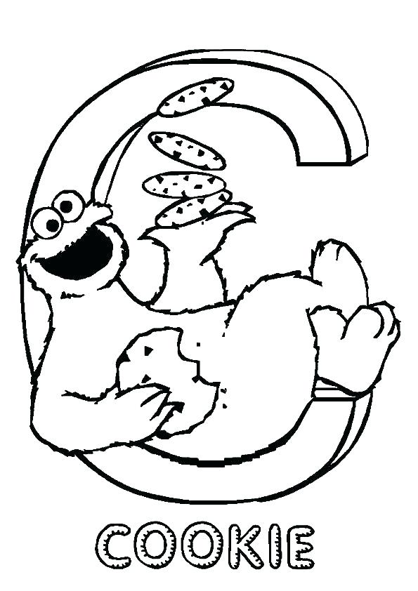595x842 Cookie Monster Coloring Page Cookie Monster Coloring Book