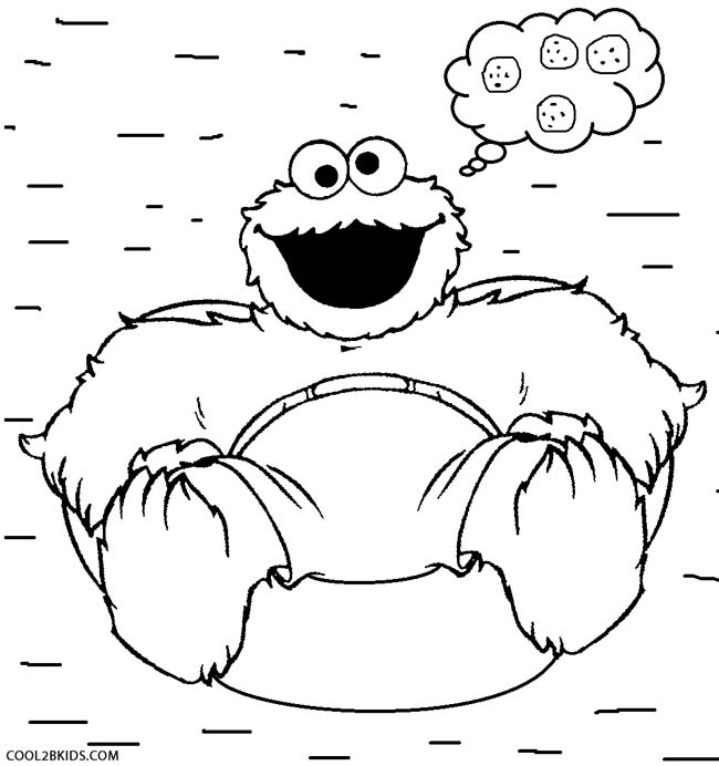 650x692 Printable Cookie Monster Coloring Pages For Kids Cool2bkids