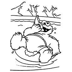 230x230 Top 25 Free Printable Cookie Monster Coloring Pages Online