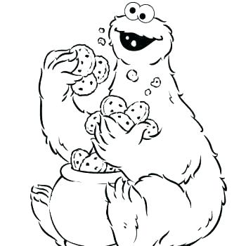 Cookie Monster Coloring Page at GetColorings.com | Free printable ...