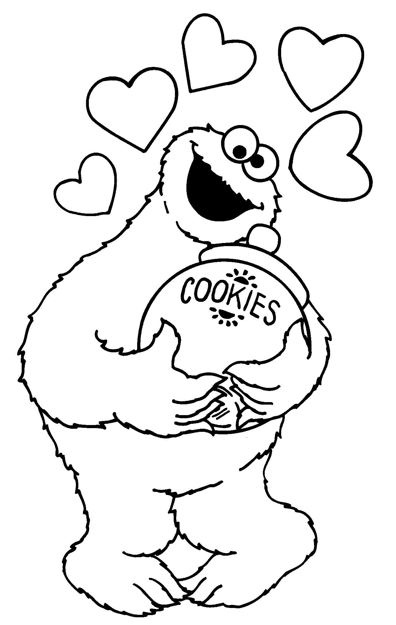 1279x2019 Cookie Monster Cookie Jar (Coloring Pages) Coloring Pages