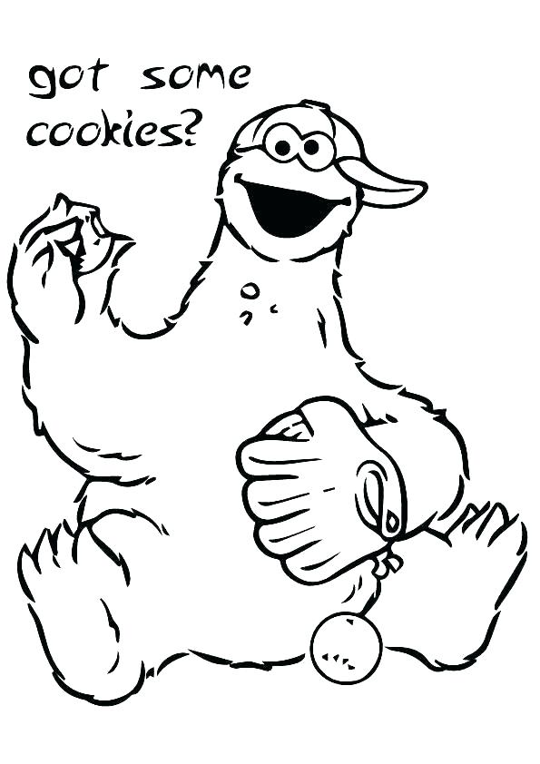 595x842 Cookie Monster Coloring Page Free Monster Coloring Pages Cookie