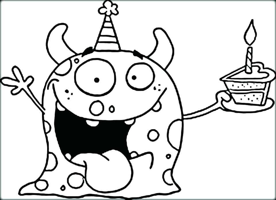 960x694 Cookie Monster Coloring Pages Monster Coloring Pages Printable