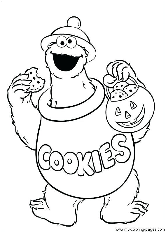 569x796 Cookie Coloring Page Best Of Cookie Monster Coloring Page