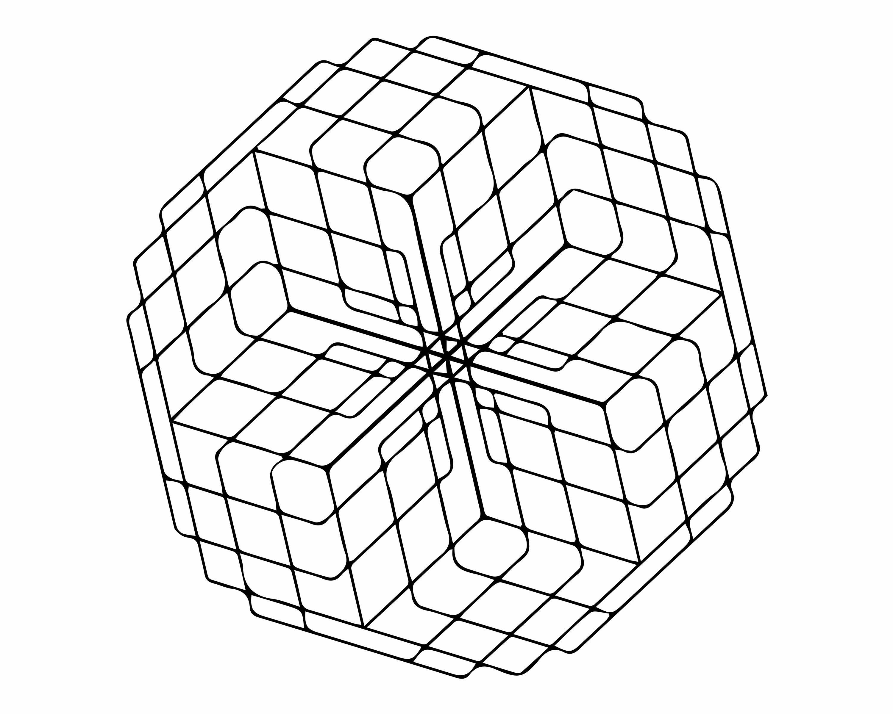 Trend 3d Coloring Sheets 3d Pages Pictures 3000x2400 Trend 3d Coloring Sheets 3d Pages Pictures