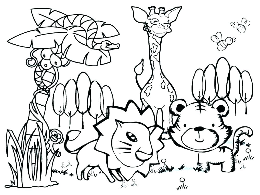 Cartoon Animals Coloring Pages Deepart 1020x768 Cartoon Animals Coloring Pages Deepart
