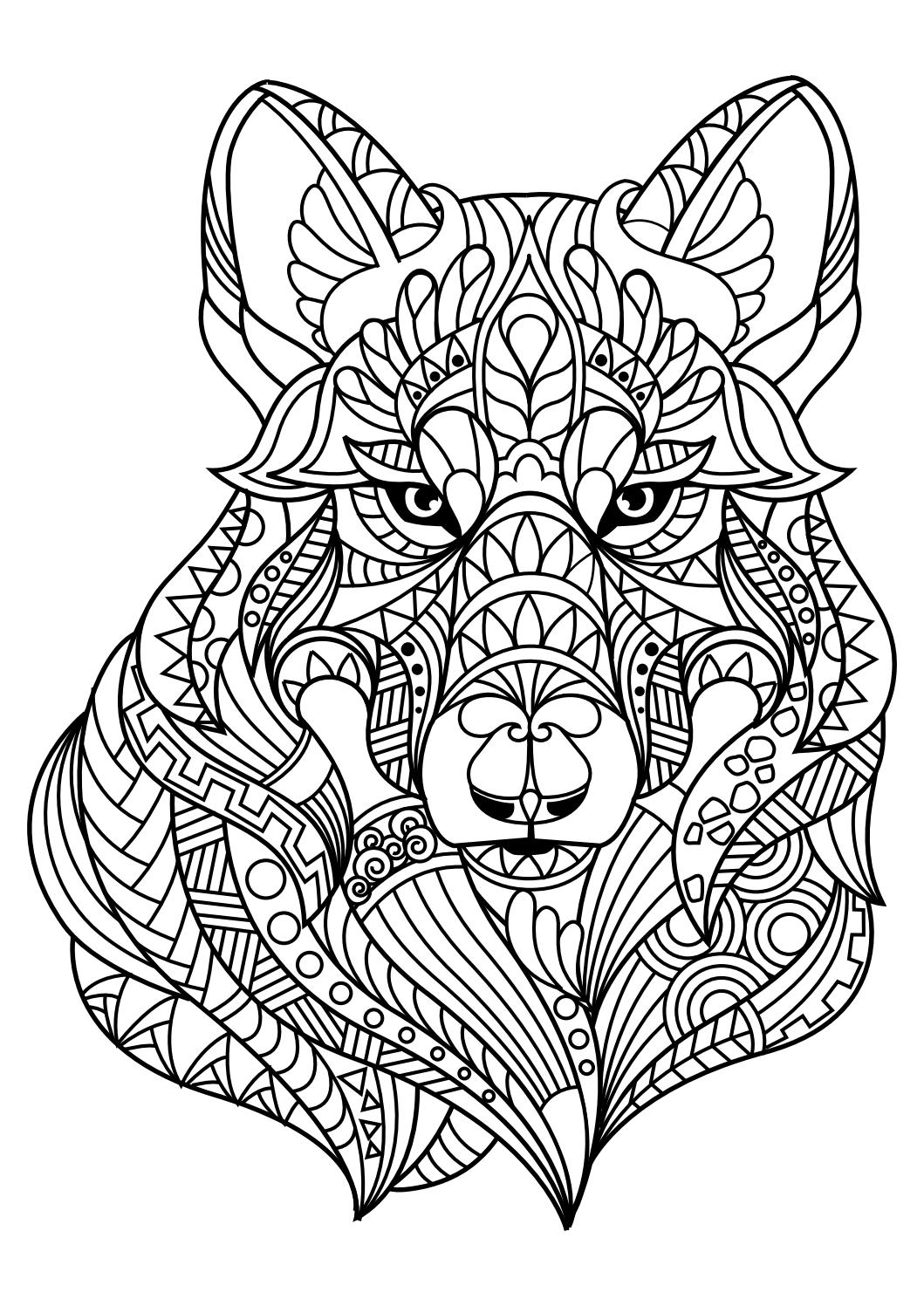 Animal Coloring Pages Pdf Adult Dog Cat And Books Throughout 1059x1497 Animal Coloring Pages Pdf Adult Dog Cat And Books Throughout