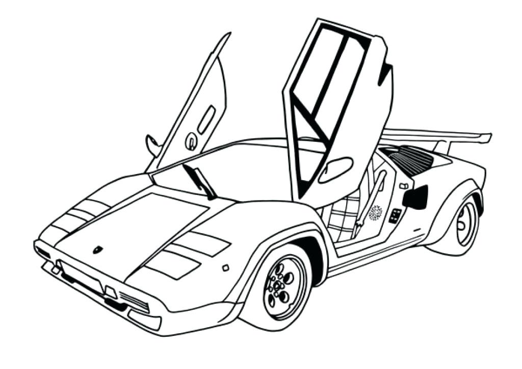 1024x723 Awesome Car Colouring Pages Car Coloring Pages Printable Awesome