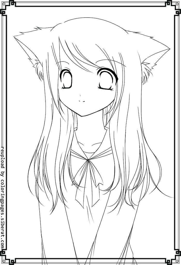 700x1024 Coloring Anime Pages