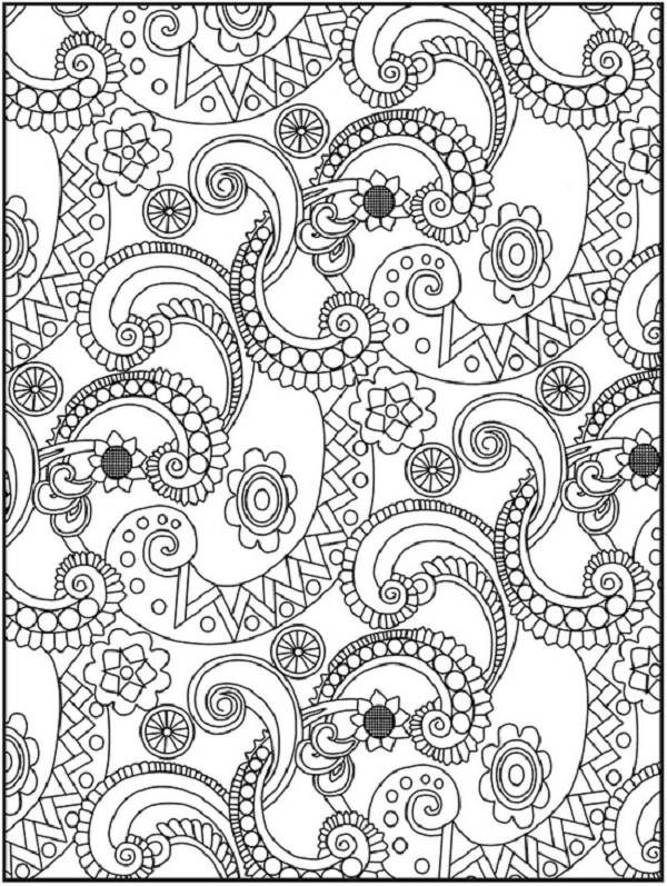 600x797 Detailed Coloring Pages For Older Kids Draw And Paint
